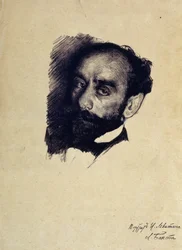Portrait of the artist Isaac Levitan