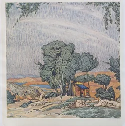 Stage design for the ballet Hélène de Sparte, 1912