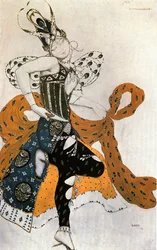 The Peri, costume sketch for Paul Dukas