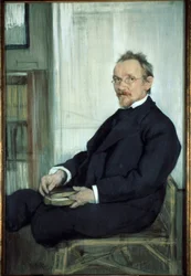 Portrait of the Writer and Philosopher Vasily Vasilievich Rozanov (1856-1919)