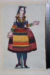 The Italian Doll, Costume for the Ballet 