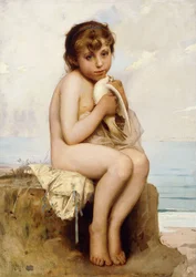 Nude Child with Dove