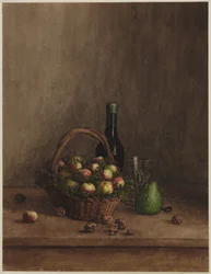 Still Life with Basket of Apples