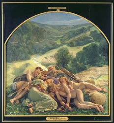 Night, central section of 