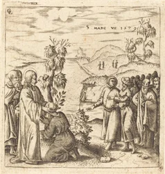 Christ Healing a Deaf Man