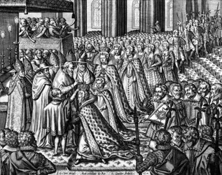 Coronation of French Queen Marie de