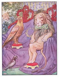 And the eagle looked quite regal, illustration from 