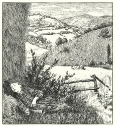 Little boy blue, come, blow up your horn