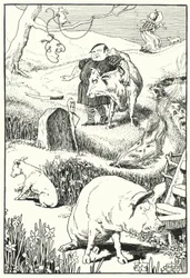 The old woman and her pig