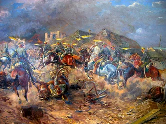 Attack of Polish Uhlans on Bolsheviks near Sloutsk, 1919