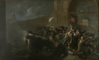 The Death of Daoíz in Monteleón Artillery Ground