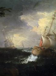 Stormy Sea (detail)