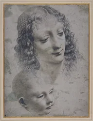 The Head of a Woman and the Head of a Baby