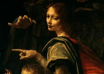 Virgin with Rocks (detail)