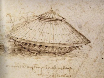Drawing of an armoured tank