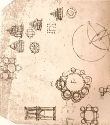Drawing of ecclesiastical architecture