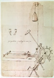 Extract from a Da Vinci Manuscript: Machine for Indenting Files