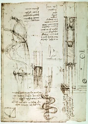 Extract from a Da Vinci Manuscript: Pile Drive (Pile Mallet)