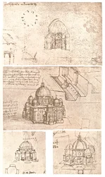 Four Drawings of Ecclesiastical Architecture