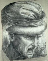 Head of a Warrior (detail)