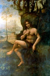 John the Baptist, with the Attributes of Bacchus
