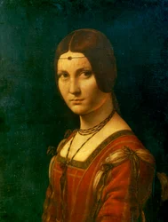 Portrait of an Unknown Woman La Belle Ferroniere, c1490
