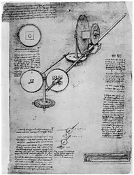 Sketch of a Rolling Mill, c. 1500-1510, 1954