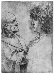 Studies of Heads, c1500