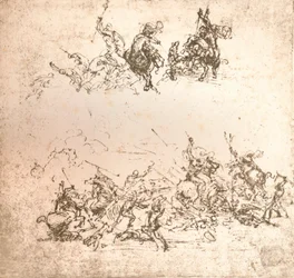 Study for the Cartoon of the Battle of Anghiari