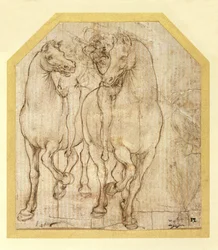 Study of Horses and Riders