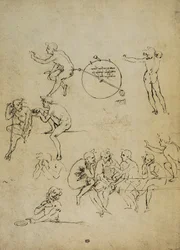 Study of human figures in different positions