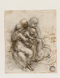 The Virgin and Child with Saint Anne (Anna Metterza)
