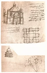 Two Drawings of Churches, c1472-c1519