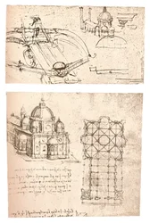 Two Drawings of Churches, c1472-c1519