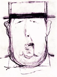 Cartoon of the Irish writer Oscar Wilde