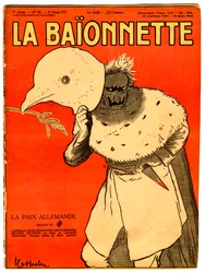 Cover of La Baionnette, Satirical in Colors