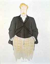Portrait of Alphonse Allais by Leonetto Cappiello (1875-1942) around 1900
