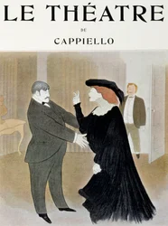 The Actors Lucien Guitry and Jane Harding in a Scene from La Chatelaine