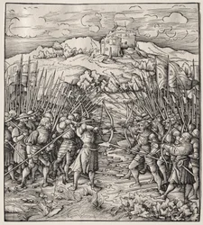 The Battle Against the Blue Company