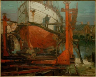 On the Slipway, Elbe Pilot Schooner
