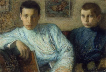 Portrait of Boris and Alexander Pasternak, 1905