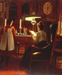 The Tolstoy Family in Their House in Yasnaya Polyana