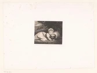 Princess Sophia Matilda of Gloucester with Her Dog