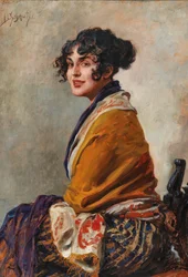 Portrait of the actress Lili Marberg, 1876-1962
