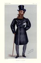 Major-General Henry Hope Crealock - Portrait Standing Holding Cane and Top Hat