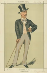 Sir Richard Wallace, The Hertford Property, 29 November 1873, Vanity Fair cartoon