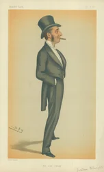 The Hon Mr Justice Straight, The New Judge, 10 May 1879, Vanity Fair Cartoon