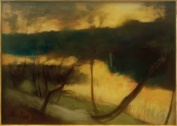 River Landscape - Evening Mood