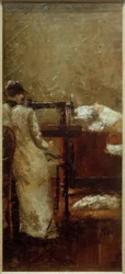 Woman at the Sewing Machine