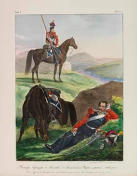 Officer of the Black Sea Cossack Squadron Uniforms of the Russian Imperial Army, 1837-1839